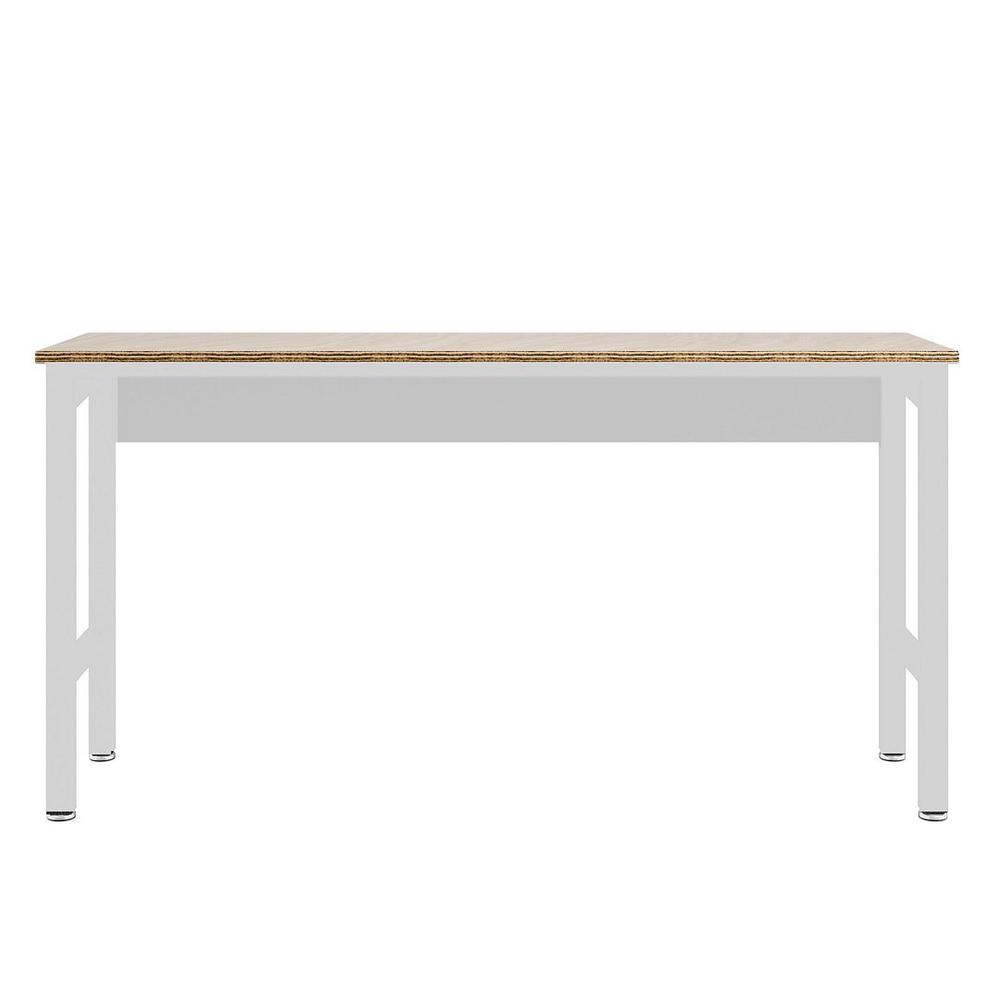 72.4" Garage Table in Natural Wood and Steel By Manhattan Comfort | Console Tables | Modishstore - 6