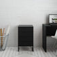 Lexington 4-Drawers for Deskside in Black By Manhattan Comfort | Cabinets | Modishstore