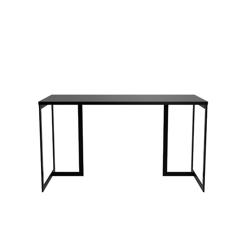 Lexington 53.15 Desk with Metal Base in Maple Cream By Manhattan Comfort | Desks | Modishstore - 6