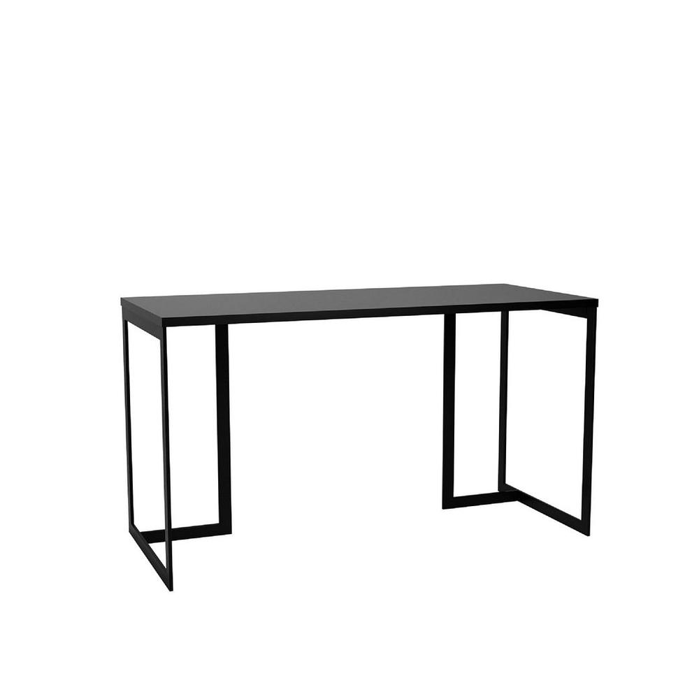Lexington 53.15 Desk with Metal Base in Maple Cream By Manhattan Comfort | Desks | Modishstore - 10
