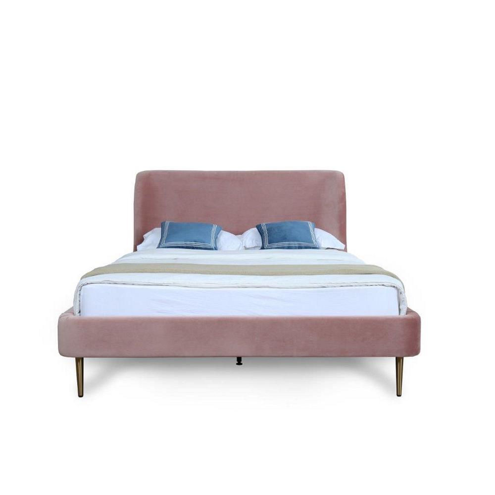 Heather Full-Size Bed in Blush By Manhattan Comfort | Beds | Modishstore - 2
