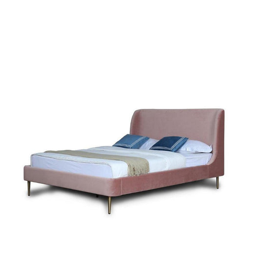Heather Queen Bed in Blush By Manhattan Comfort | Beds | Modishstore