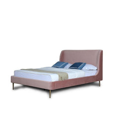 Heather Queen Bed in Blush By Manhattan Comfort
