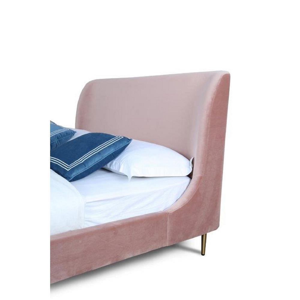 Heather Queen Bed in Blush By Manhattan Comfort | Beds | Modishstore - 4