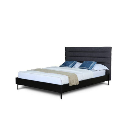 Schwamm Full-Size Bed in Grey By Manhattan Comfort | Beds | Modishstore - 2