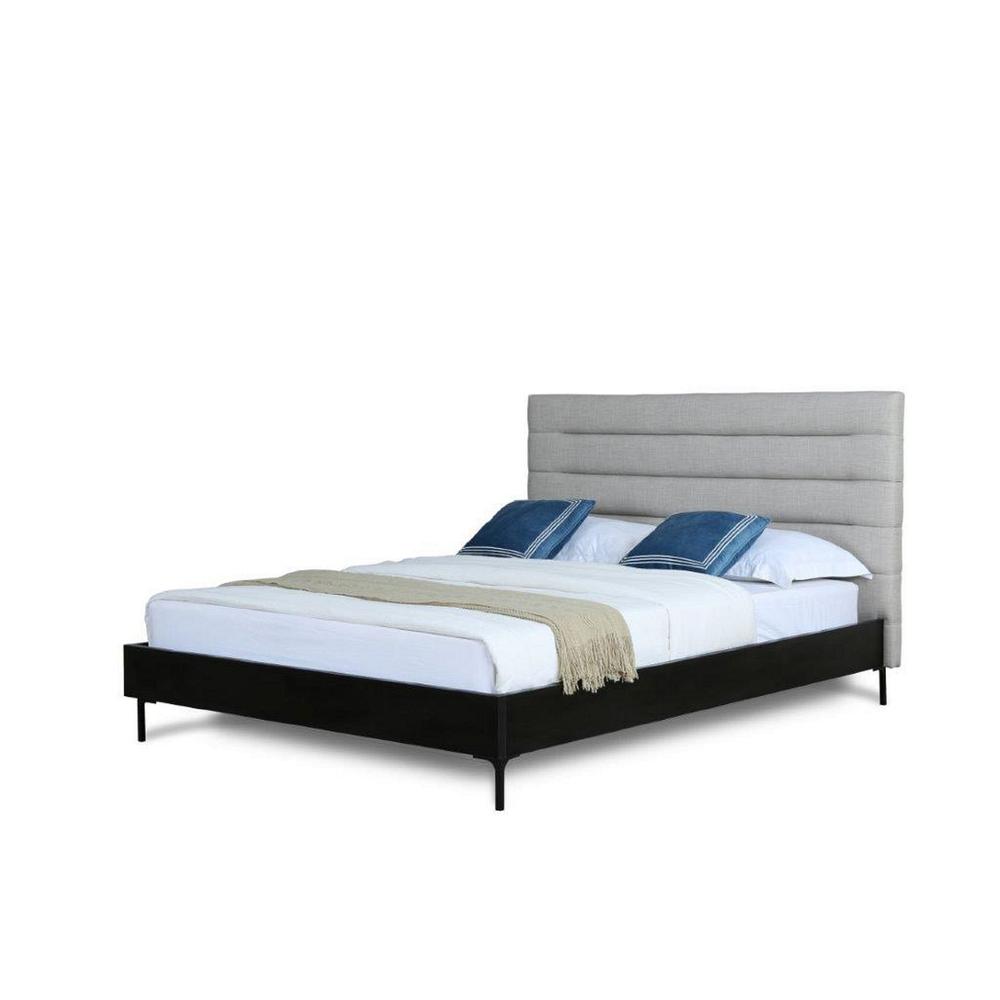Schwamm Full-Size Bed in Grey By Manhattan Comfort | Beds | Modishstore - 6