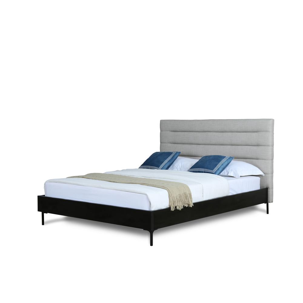 Schwamm Queen Bed in Grey By Manhattan Comfort | Beds | Modishstore - 7