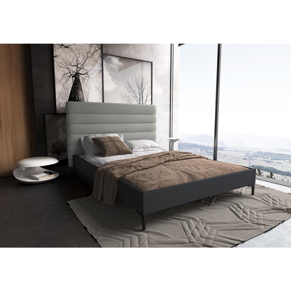 Schwamm Queen Bed in Grey By Manhattan Comfort | Beds | Modishstore - 6