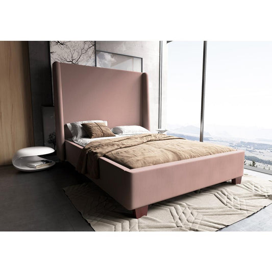 Parlay Full-Size Bed in Blush By Manhattan Comfort | Beds | Modishstore