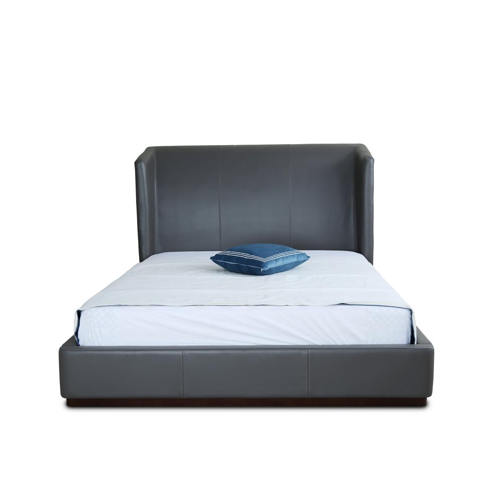 Lenyx Queen-Size Bed in Saddle By Manhattan Comfort | Beds | Modishstore - 14