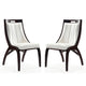 Danube Leatherette Dining Chair - Set of 2 in Pearl White By Manhattan Comfort | Dining Chairs | Modishstore - 2