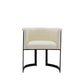 Corso Leatherette Dining Chair with Metal Frame in Tan By Manhattan Comfort | Dining Chairs | Modishstore - 6