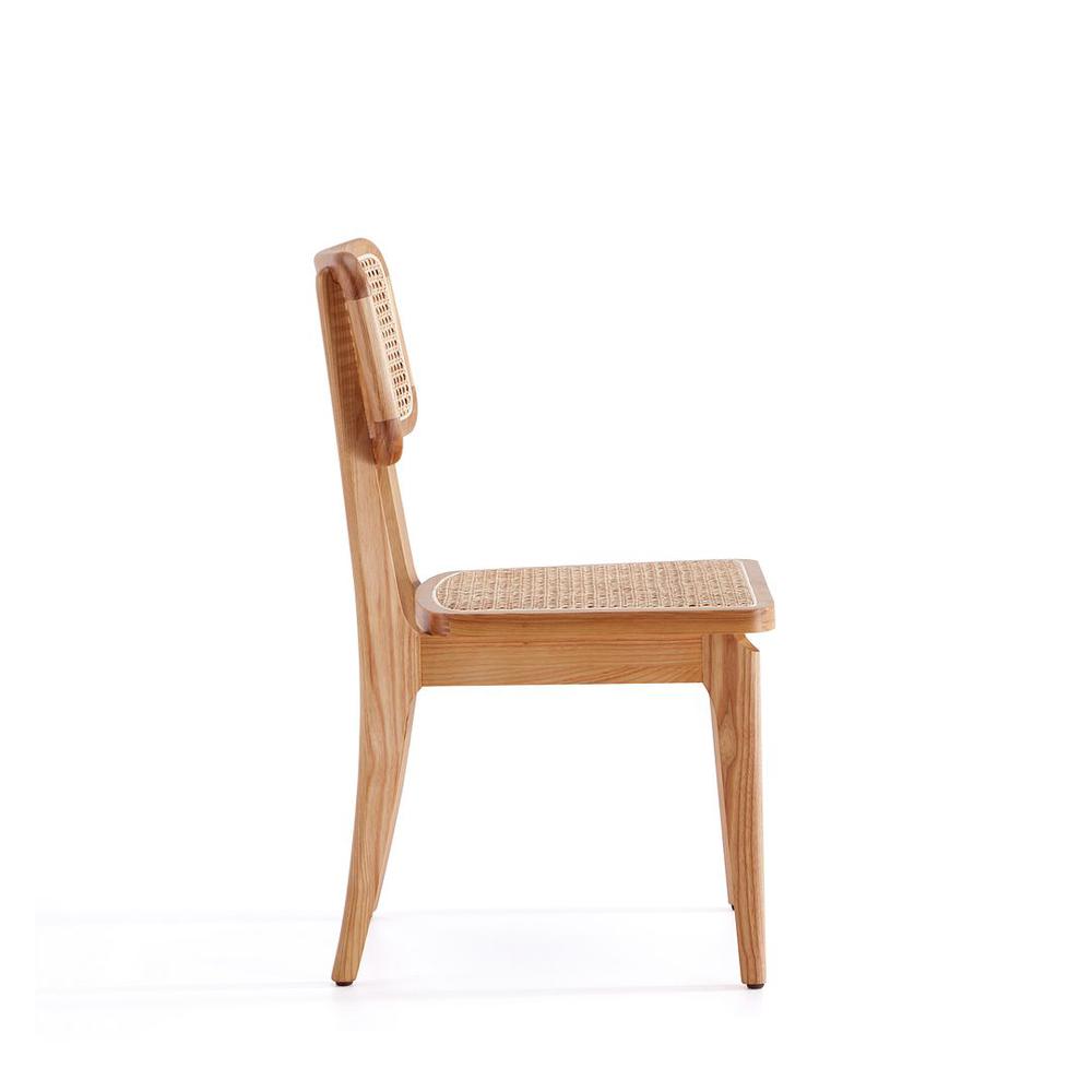 Giverny Dining Chair in Black and Natural Cane - Set of 2 By Manhattan Comfort | Dining Chairs | Modishstore - 10