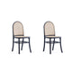 Paragon Dining Chair 2.0 in Black and Cane - Set of 2 By Manhattan Comfort | Dining Chairs | Modishstore - 2
