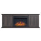 Franklin 60" Fireplace with 2 Doors in Grey By Manhattan Comfort | TV Stands | Modishstore - 6