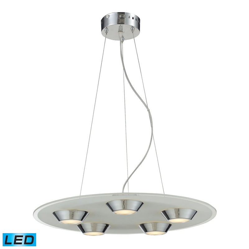 LED 5-Light 4-Watt Glass Pendant ELK Lighting | Pendant Lamps | Modishstore
