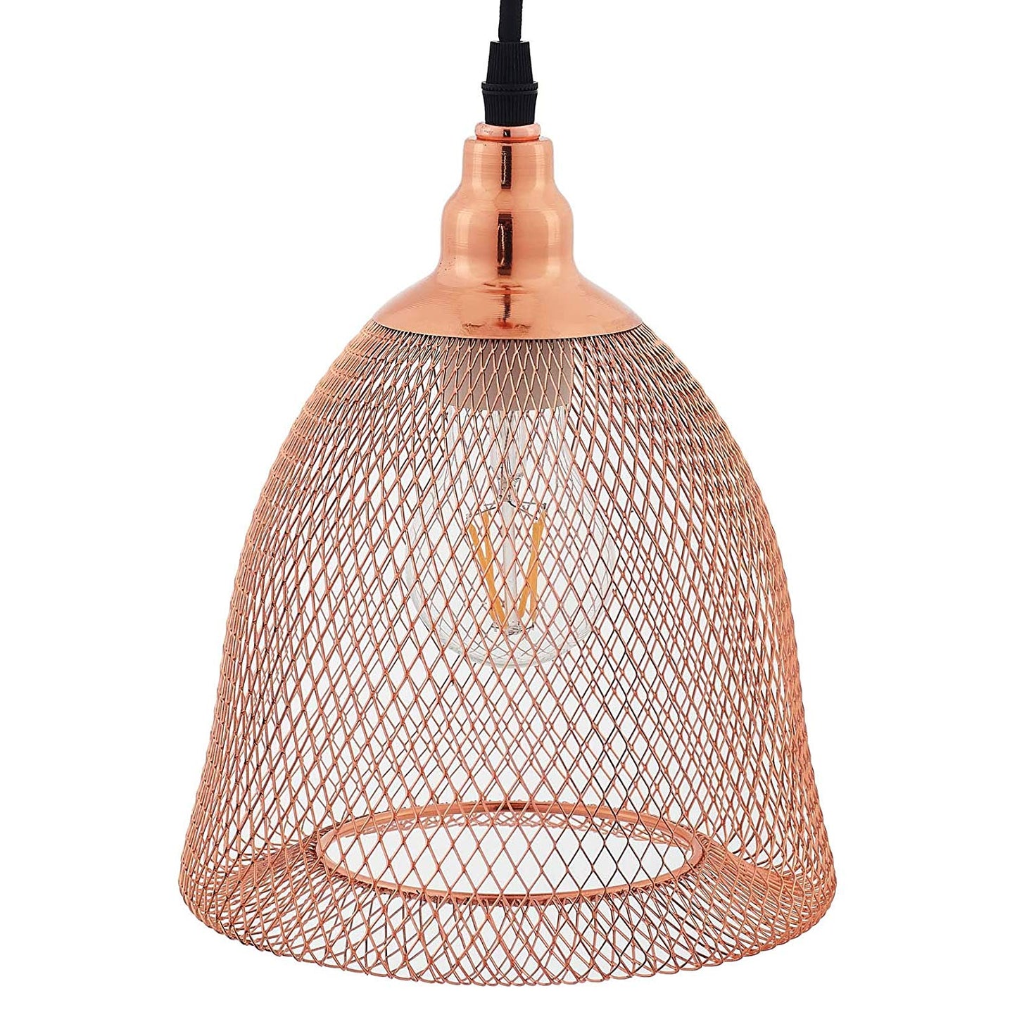Modway Glimmer Bell-Shaped Rose Gold Pendant Light | Pendant Lamps | Modishstore-2