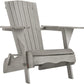 Safavieh Breetel Set Of 2 Adirondack Chairs | Outdoor Chaise Lounges | Modishstore - 6