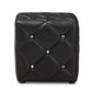 Baxton Studio Stacey Modern and Contemporary Black Faux Leather Upholstered Ottoman | Ottomans | Modishstore - 4
