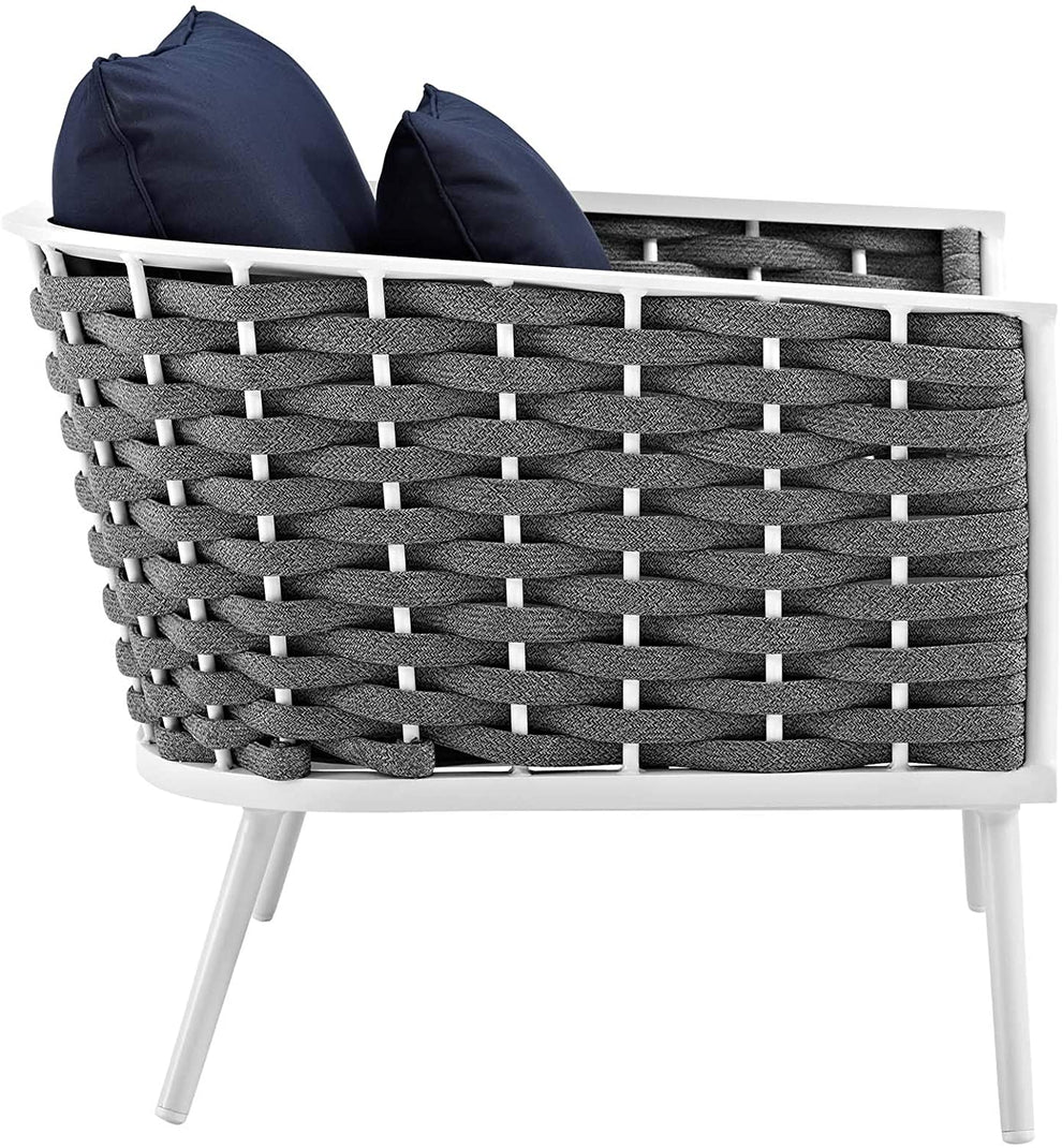 Modway Stance 2 Piece Outdoor Patio Aluminum Sectional Sofa Set-EEI-3164 - EEI-3164 | Outdoor Sofas, Loveseats & Sectionals | Modishstore - 14