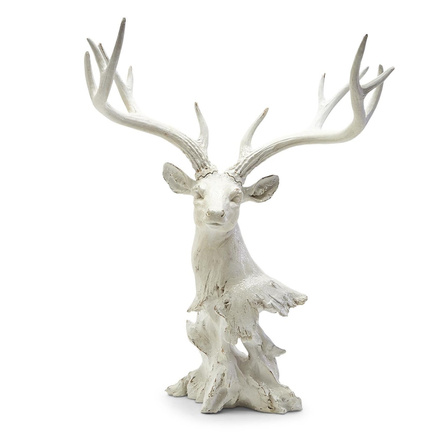 White Deer Decor By Two's Company | Trophy Head | Modishstore - 2