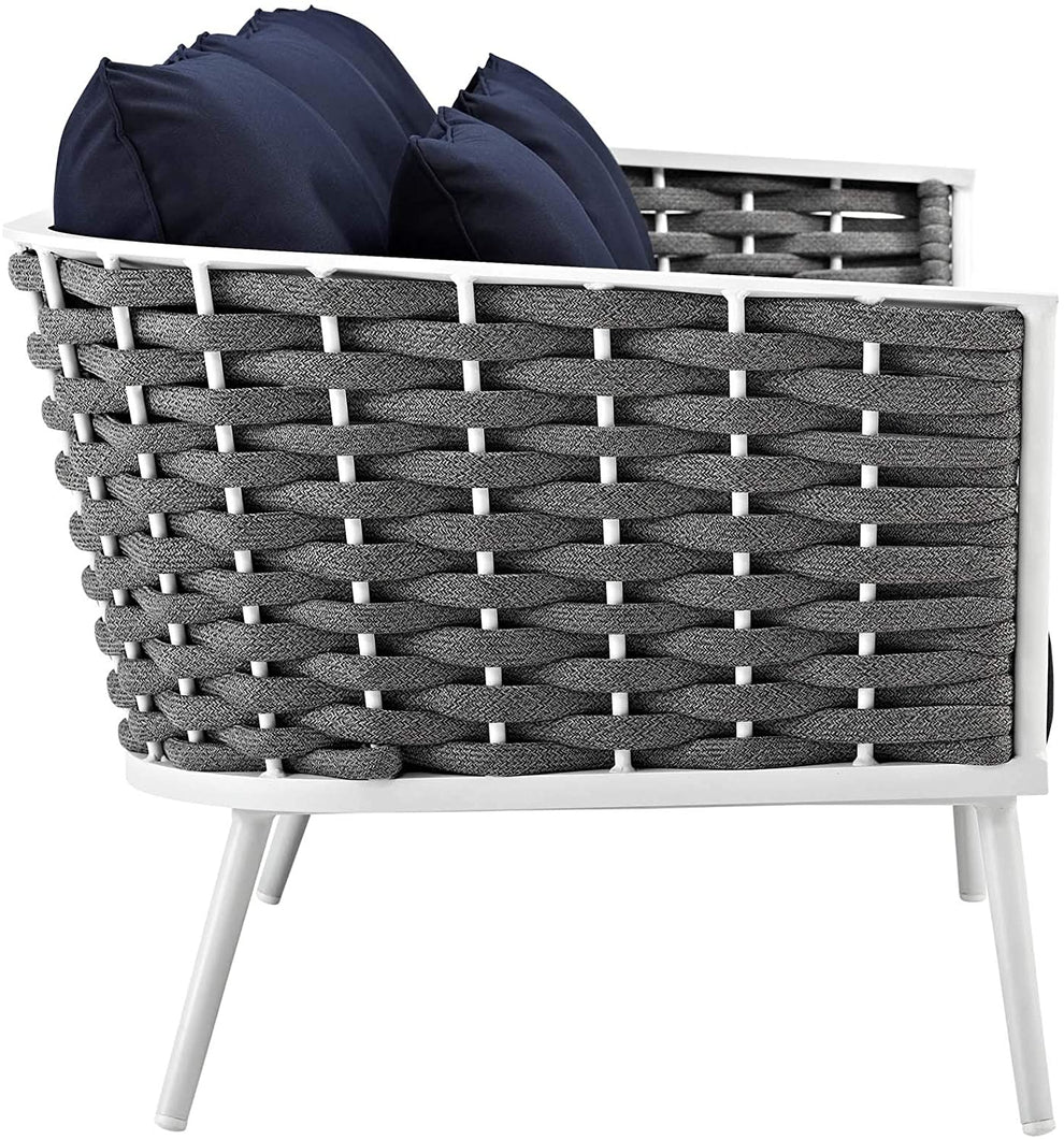 Modway Stance 2 Piece Outdoor Patio Aluminum Sectional Sofa Set-EEI-3164 - EEI-3164 | Outdoor Sofas, Loveseats & Sectionals | Modishstore - 15