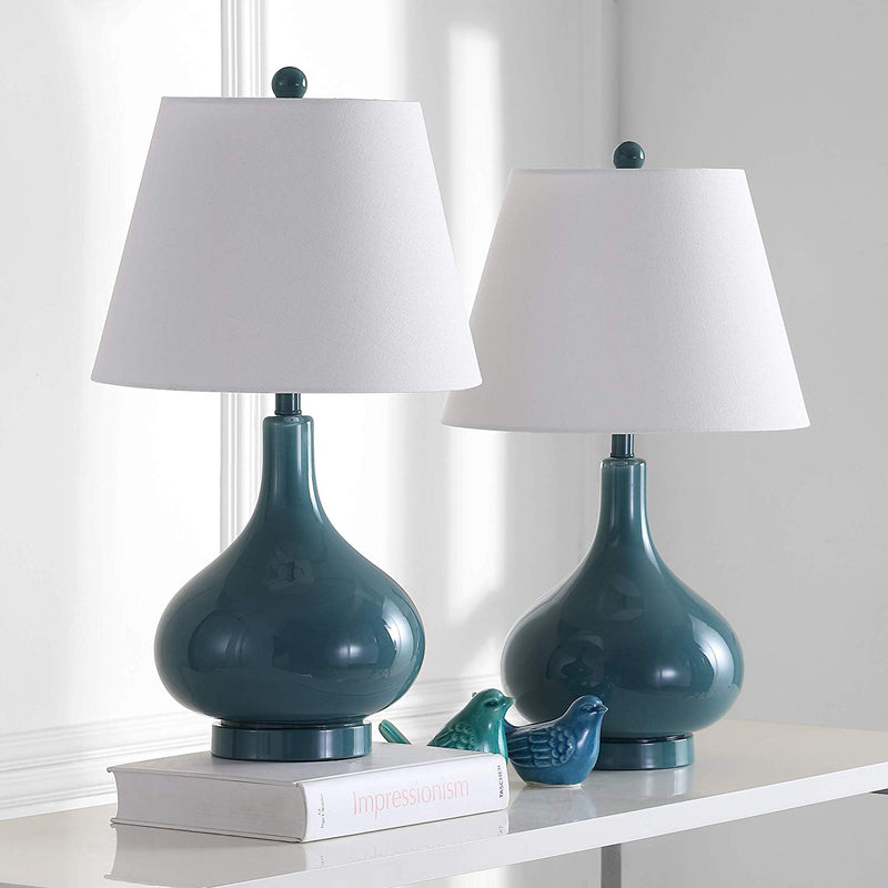 Safavieh Amy Gourd Glass Lamp | Table Lamps | Modishstore - 4