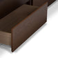 baxton studio macey modern and contemporary dark grey fabric upholstered walnut finished king size storage platform bed | Modish Furniture Store-8