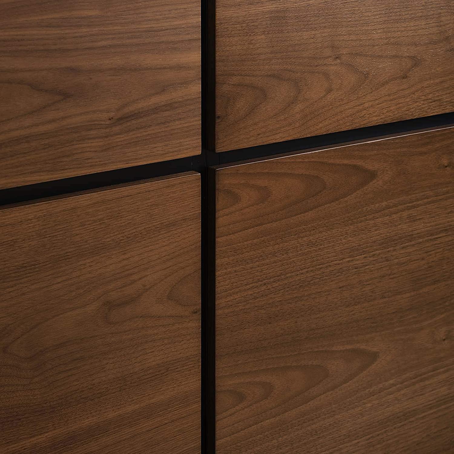 Modway Caima Queen Platform Bed in Walnut - MOD-6187 | Beds | Modishstore - 4