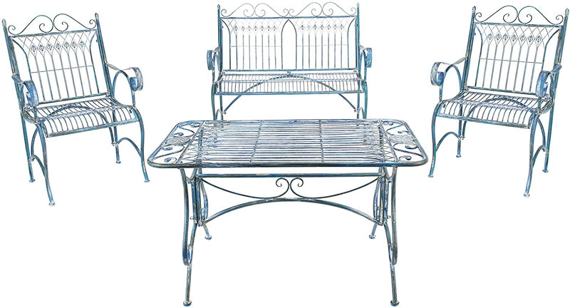 Safavieh Leah 4 Piece Set | Outdoor Patio |  Modishstore  - 7
