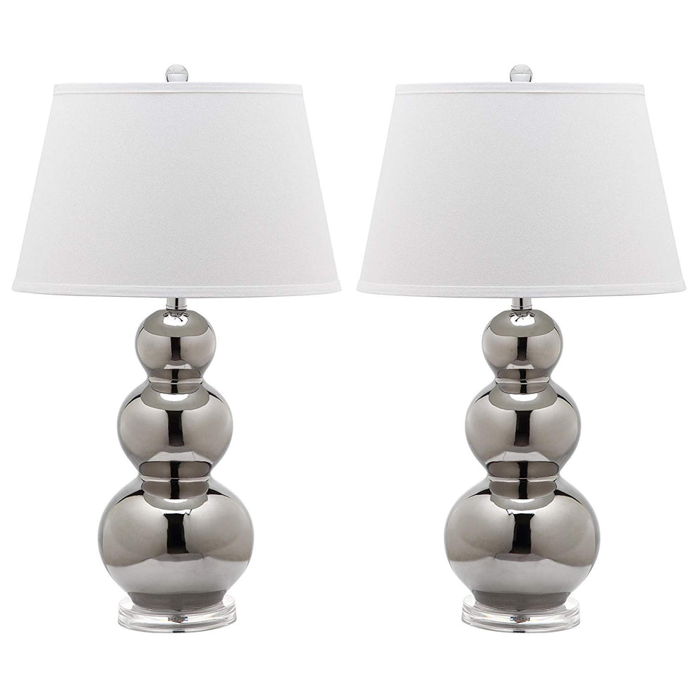 Safavieh Pamela Triple Gourd Ceramic Lamp | Table Lamps | Modishstore - 6