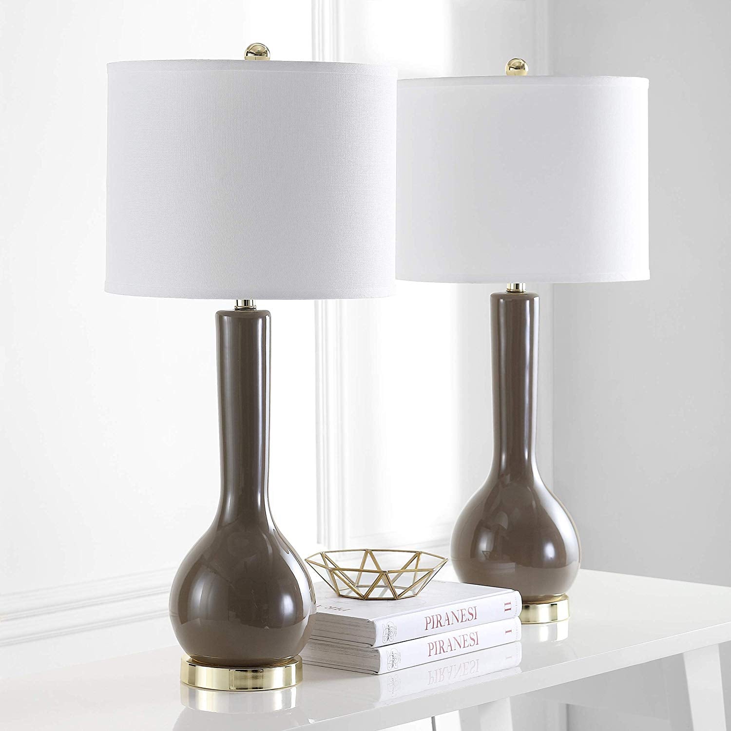 Safavieh Mae Long Neck Ceramic Table Lamp | Table Lamps |  Modishstore  - 7