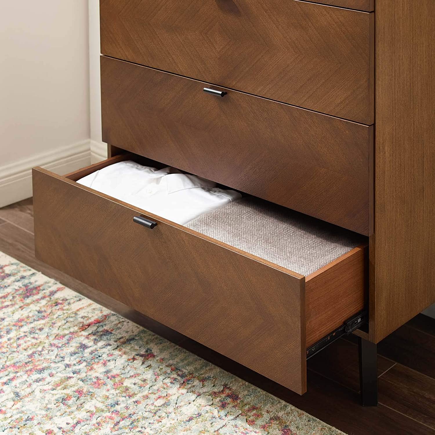 Modway Kali Wood Chest in Walnut - MOD-6195 | Drawers | Modishstore - 4