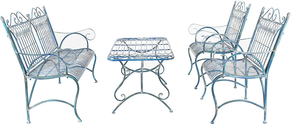 Safavieh Leah 4 Piece Set | Outdoor Patio |  Modishstore  - 9