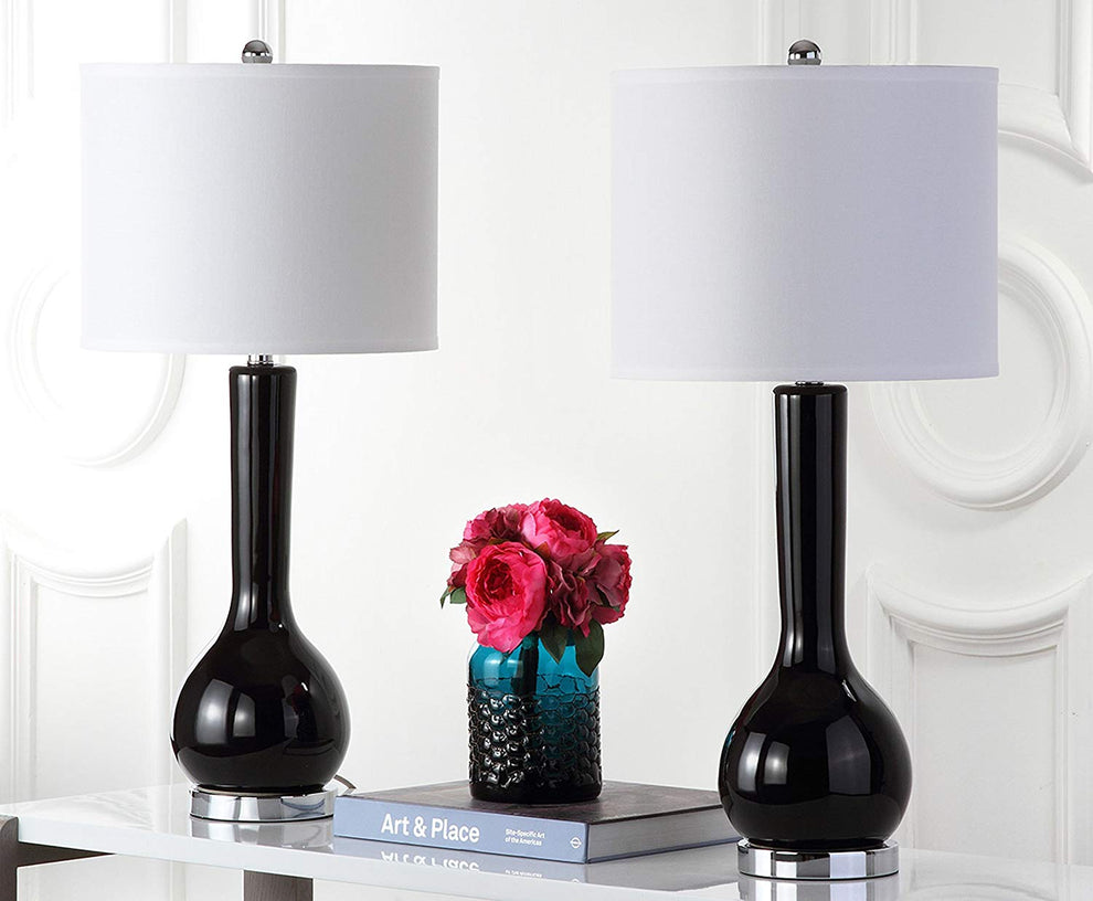 Safavieh Mae Long Neck Ceramic Table Lamp | Table Lamps | Modishstore - 2