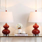 Safavieh Eva Double Gourd Glass Lamp | Table Lamps |  Modishstore  - 2