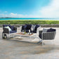 Modway Stance 4 Piece Outdoor Patio Aluminum Sectional Sofa Set-EEI-3172 | Outdoor Sofas, Loveseats & Sectionals | Modishstore-5