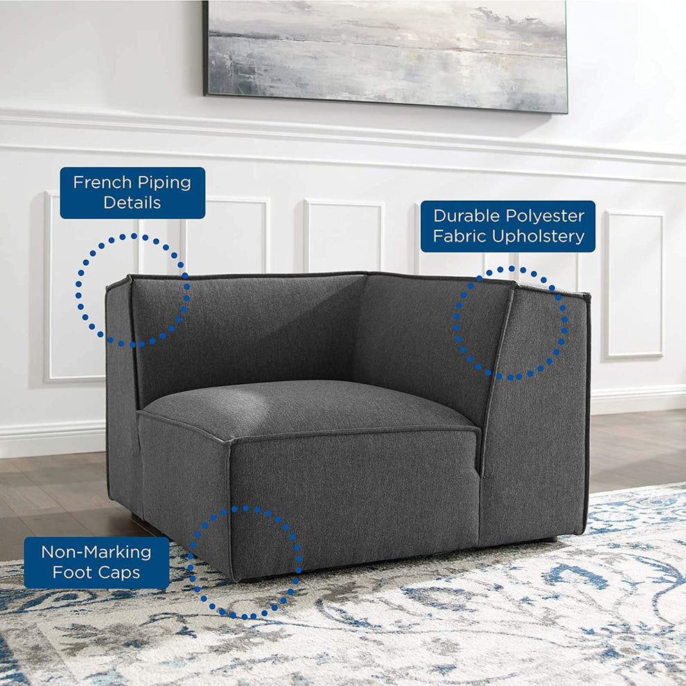 Modway Restore Sectional Sofa Corner Chair - EEI-3871 | Sectional | Modishstore - 12