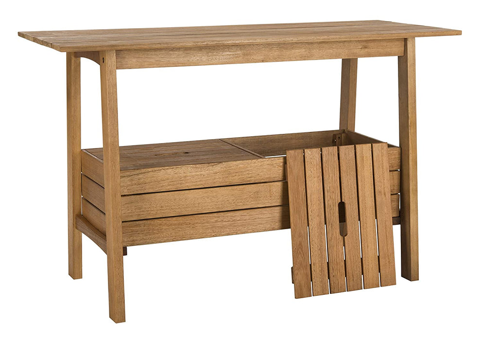 Safavieh Bertie Tea Trolley | Outdoor Tables | Modishstore - 3