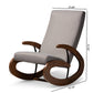 Baxton Studio Kaira Modern and Contemporary Gray Fabric Upholstered and Walnut-Finished Wood Rocking Chair | Rocking Chairs | Modishstore - 9