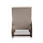 Baxton Studio Kaira Modern 2-Piece Gray Rocking Chair and Ottoman Set | Rocking Chairs | Modishstore - 12