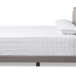 baxton studio odette modern and contemporary light grey fabric upholstered king size bed | Modish Furniture Store-3