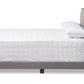 baxton studio odette modern and contemporary light grey fabric upholstered queen size bed | Modish Furniture Store-3