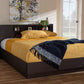 Baxton Studio Larsine Modern and Contemporary Brown Finished Queen Size Platform Storage Bed | Modishstore | Beds