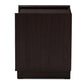 Baxton Studio Larsine Modern and Contemporary Brown Finished 2-Drawer Nightstand | Modishstore | Nightstands-5