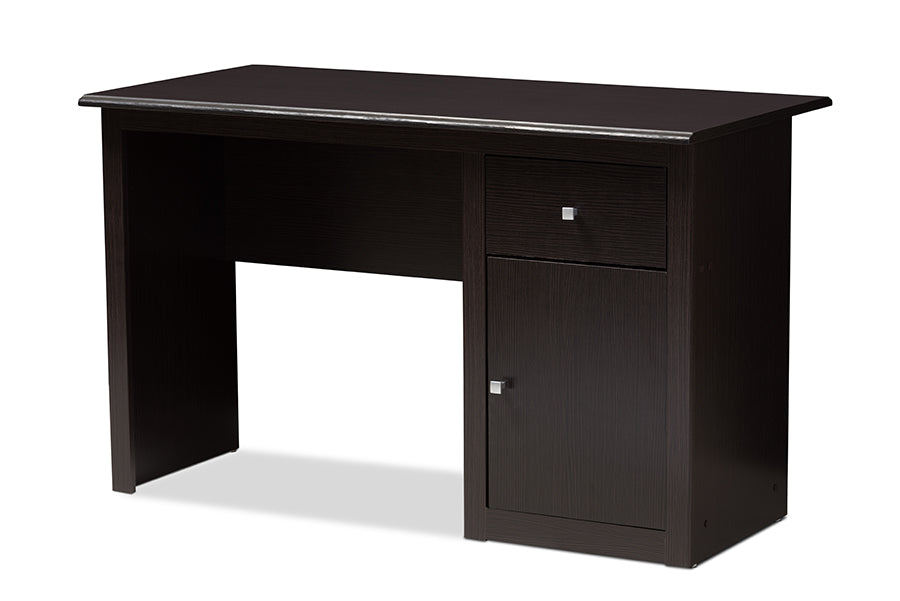 baxton studio belora modern and contemporary wenge brown finished desk | Modish Furniture Store-2
