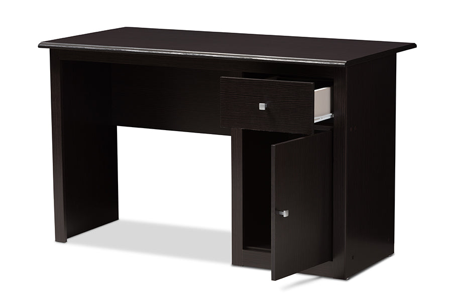 baxton studio belora modern and contemporary wenge brown finished desk | Modish Furniture Store-3