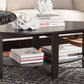 Baxton Studio Ancelina Modern and Contemporary Wenge Brown Finished Coffee Table | Modishstore | Coffee Tables