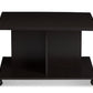 Baxton Studio Cladine Modern and Contemporary Wenge Brown Finished Coffee Table | Coffee Tables | Modishstore - 5