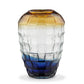 Large Blue and Gold Glass Vase By SPI Home | Vases | Modishstore-3